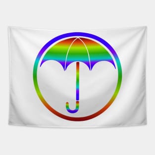 Rainbow Umbrella Academy Tapestry