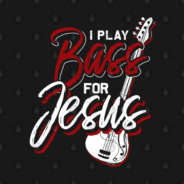 Discover bass guitar jesus - Bass Guitar - T-Shirt