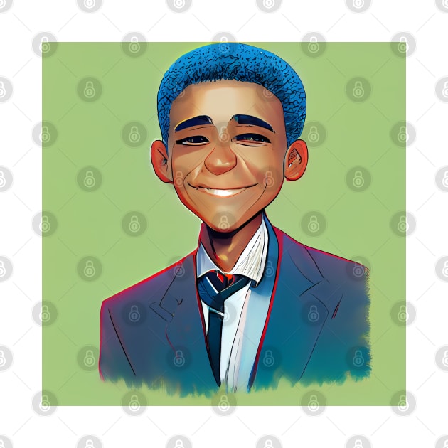 Barack Obama | President of the United States | Anime style by Classical