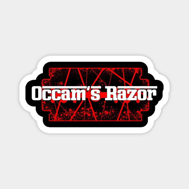 Occam's Razor 3 Magnet by Comixdesign