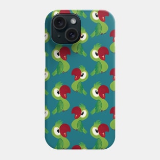 Bird Pattern, Parrot Pattern, Seamless Pattern Phone Case