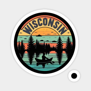 Wisconsin Travel Graphic Magnet