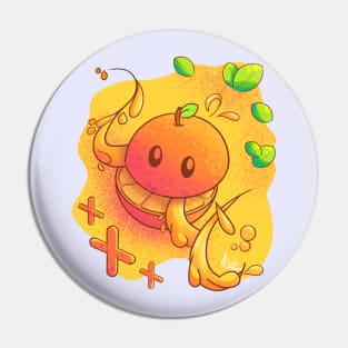 Orange fruit Pin