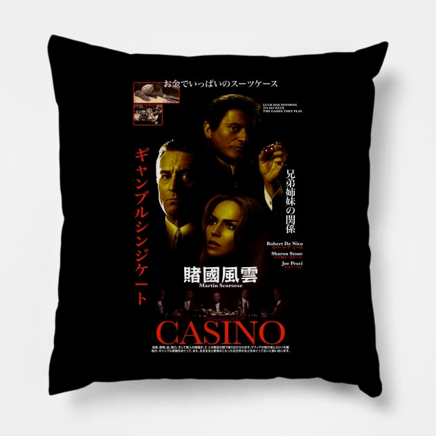 Casino 1995 Movie Pillow by Chairrera