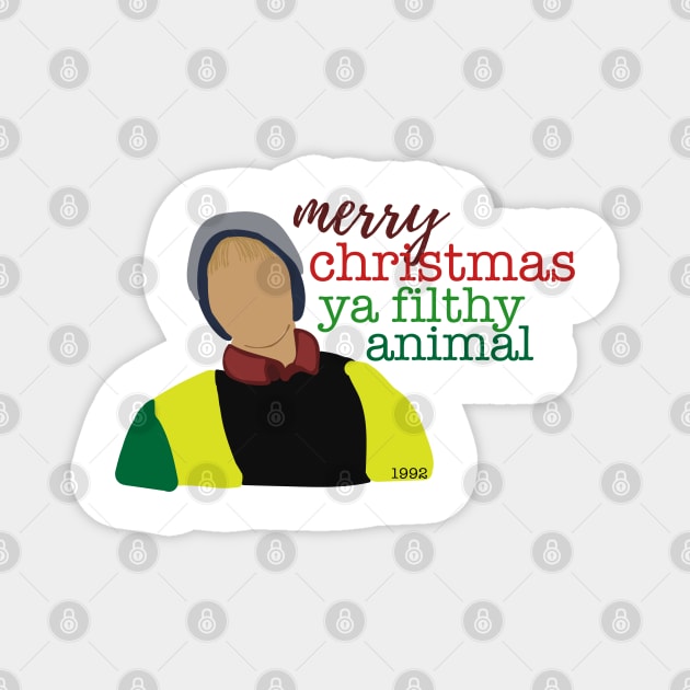 Merry Christmas Ya Filthy Animal Magnet by Ineffablexx