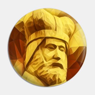 Geoffrey of Monmouth Golden Portrait | Geoffrey of Monmouth Artwork 9 Pin