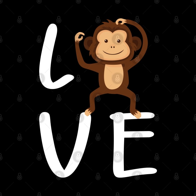 Monkey - Love Monkey by KC Happy Shop