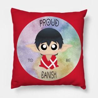 Proud to be Danish (Sleepy Forest Creatures) Pillow