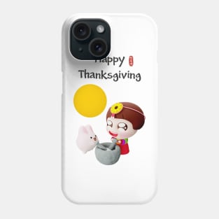 Happy Thanksgiving with Moon Rabbit Phone Case