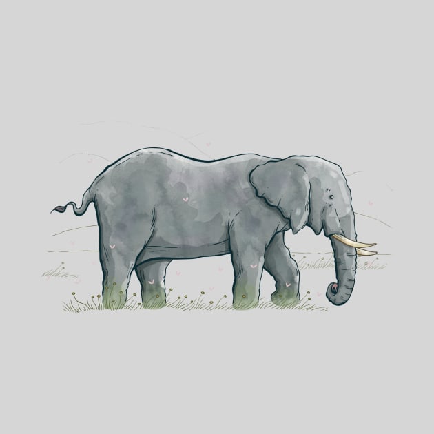 Traveling Elephant by TaylorRoseMakesArt