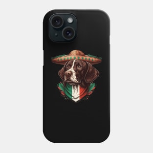 Pointer dog 5th of May Phone Case