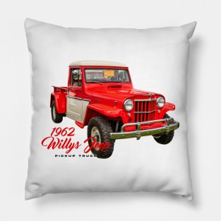 1962 Willys Jeep Pickup Truck Pillow