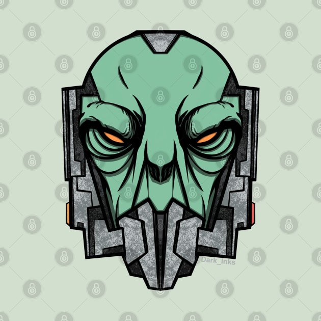 Head Lock Alien by Dark_Inks