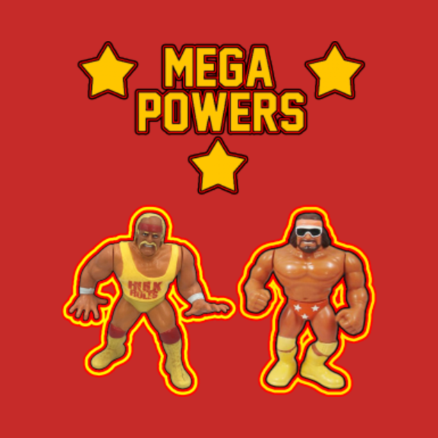 Mega Powers Hulk Hogan Randy Savage Hasbro Wrestling Action Figure
