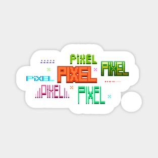 Pixel Text Magnet