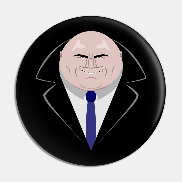 KingPin Custom Suite Colour Pin by thouless_art