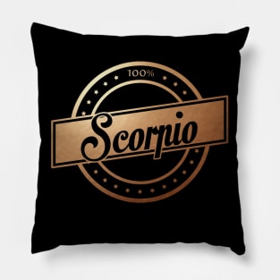 100% Scorpio Pillow