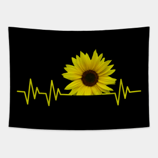 sunflowers, sunflowerbeat, sunflower, flowers, heartbeat, Tapestry