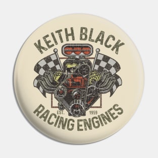 Vintage Keith Black Racing Engine 1959 Pin