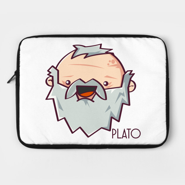 Smiling Cartoon Plato Plato Laptop Case Teepublic