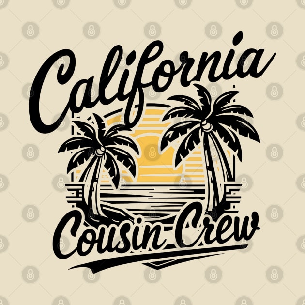 California - cousin crew vintage design by Syntax Wear