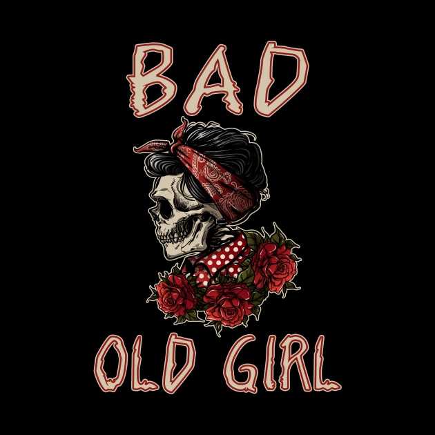 Bad old girl by printedartings