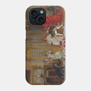 Planning Napoleon's Coronation by Jehan Georges Vibert Phone Case