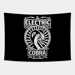 The Electric Cobra Speed Shop Tapestry