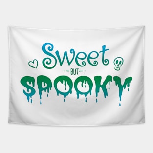 Sweet but Spooky - Green Tapestry