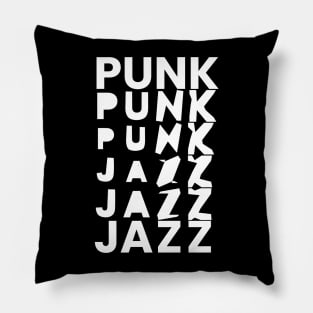 punk jazz Pillow