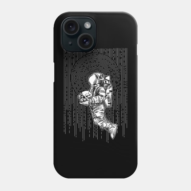 Flying Astronout Phone Case by Pixel Poetry