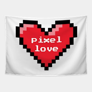 Pixel love Tapestry