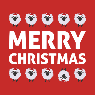 Merry Christmas Funny Sheep T-Shirt