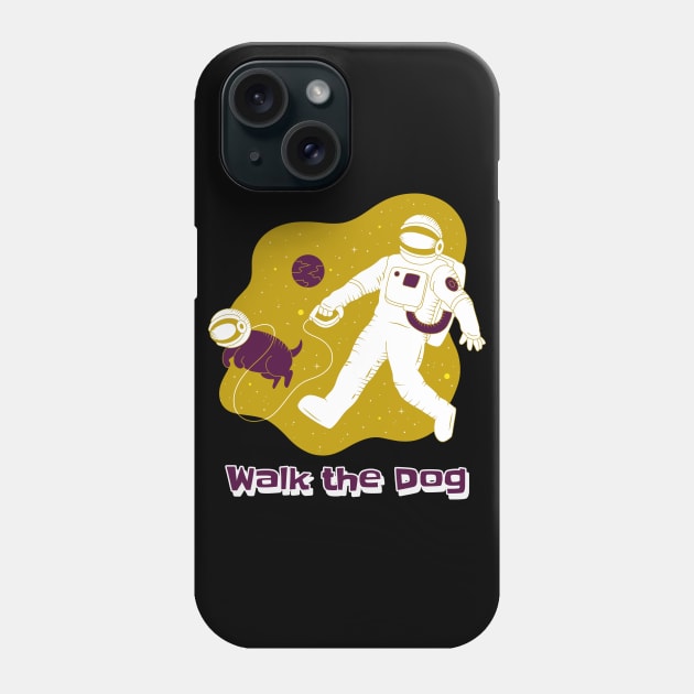 Walk the Dog Phone Case by Iskapa