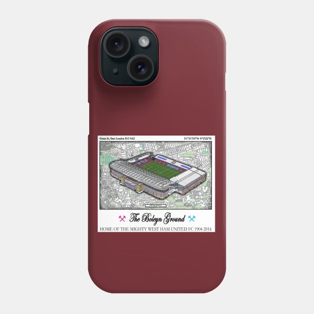 Esat End Cockneys - BOLEYN GROUND Phone Case by OG Ballers