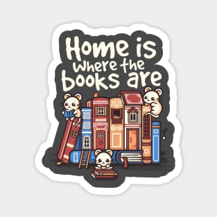 Home is where the books are Magnet