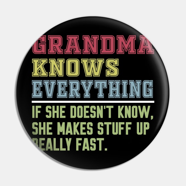 Grandma knows everything vintage Pin by Work Memes