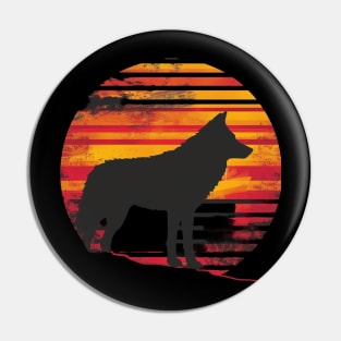 Wolf Climate Adaptation Pin