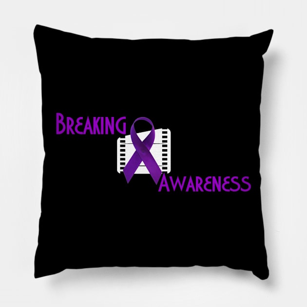 Breaking Awareness/X Out Cancer Pillow by X the Boundaries