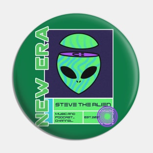 Alien Steve Pin