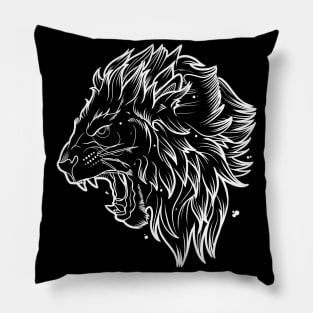 Fierce Lion Tattoo Pillow