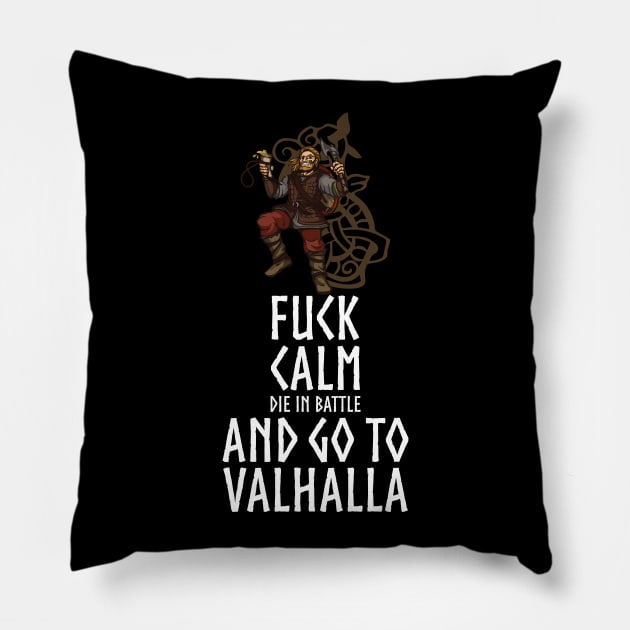 Go To Valhalla Pillow by Styr Designs