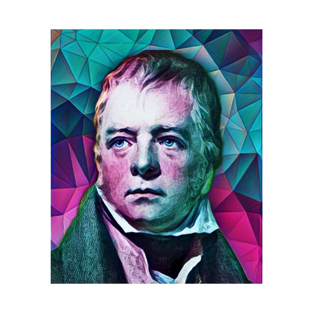 Walter Scott Portrait | Walter Scott Artwork 8 by JustLit