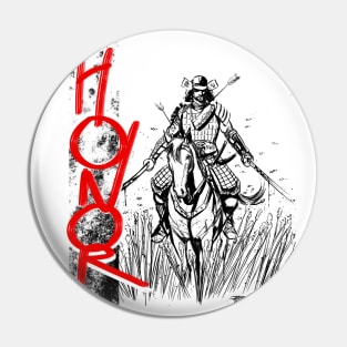 Samurai on horse Pin