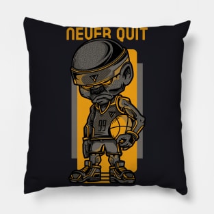 NEVER QUIT Pillow