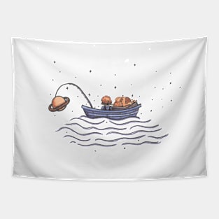 Fishing Planets Tapestry