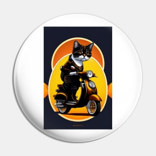 Felix the Cat with sunglasses Pin