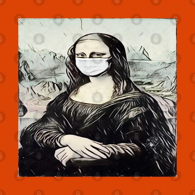 Even Mona Lisa Wears a Mask by CocoBayWinning 