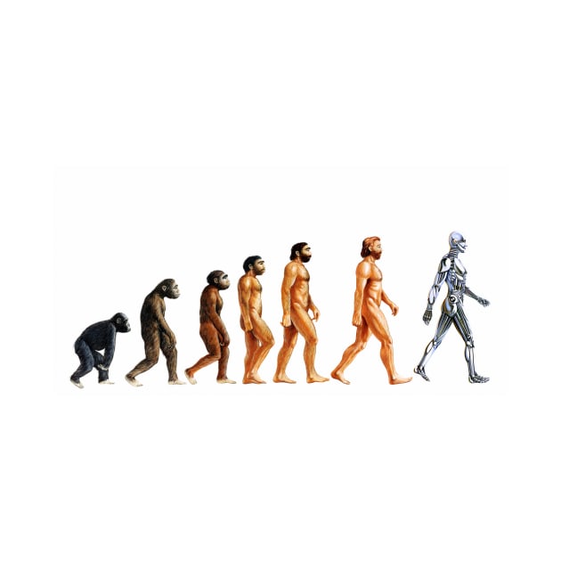 Artificial intelligence evolution illustration (T495/0064) by SciencePhoto