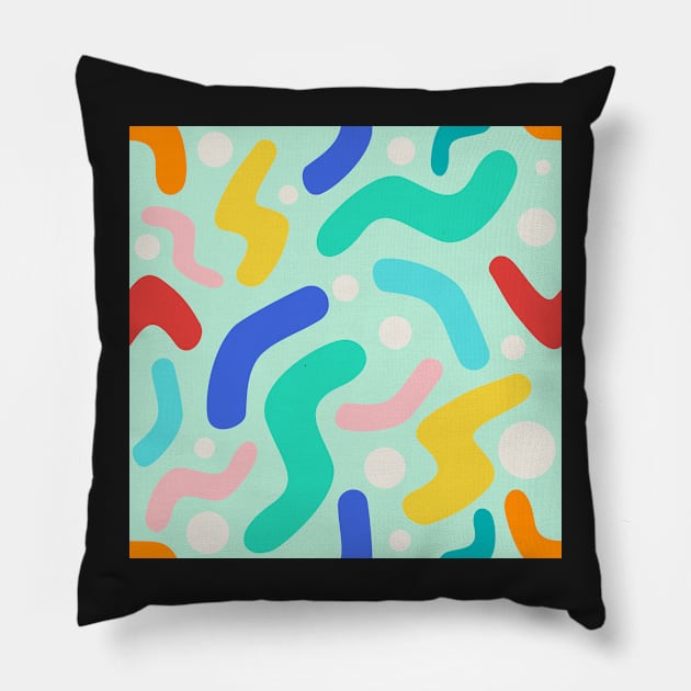 Squiggle Pillow by Blue-Banana